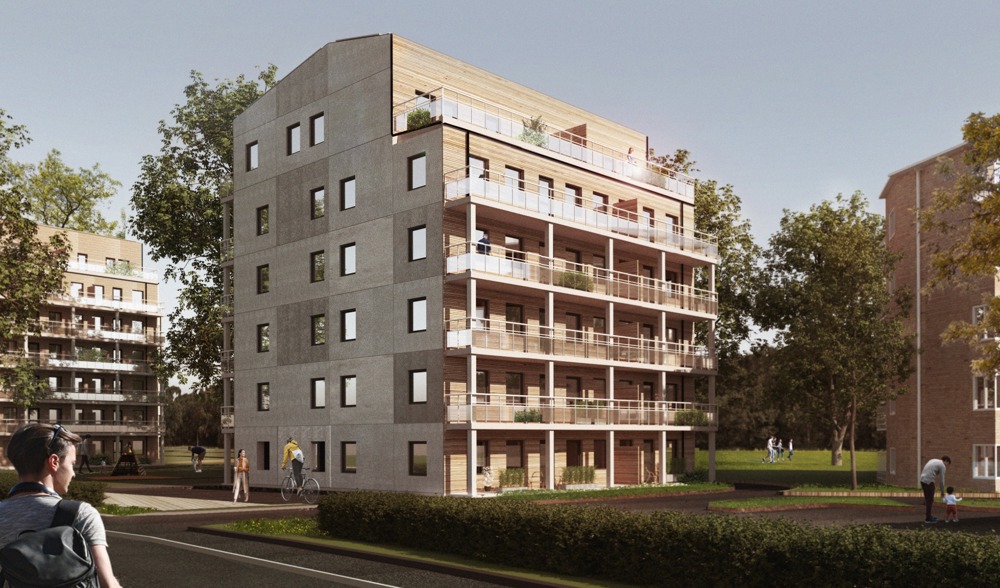 Hyreslägenhet på Otto Myrbergs väg 12A i Uppsala
